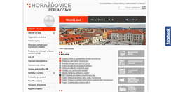 Desktop Screenshot of mesto-horazdovice.cz